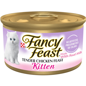 Fancy Feast Classic Pate Tender Chicken Feast Wet Kitten Food, 85g