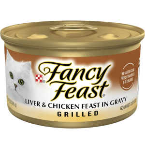 Fancy Feast Grilled Liver & Chicken Feast In Gravy Wet Cat Food, 85g