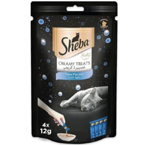 Sheba Melty Tuna Flavor Creamy Cat Treat, 48g