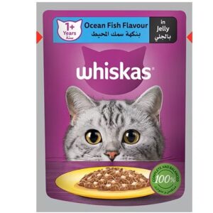 Whiskas Ocean Fish in Jelly Wet Cat Food, 80g
