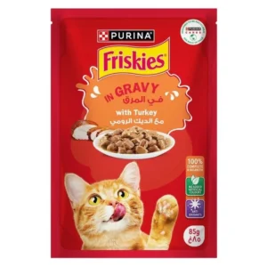 Friskies Turkey Chunks in Gravy Wet Cat Food, 85g