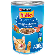 Friskies Salmon, Tuna and Vegetables in Gravy Wet Cat Food, 400g