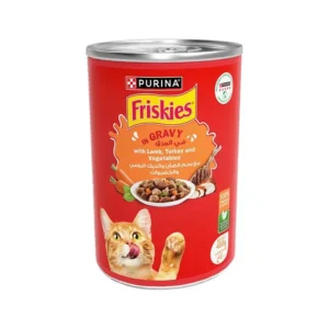 Friskies Lamb, Turkey and Vegetables in Gravy Wet Cat Food, 400g