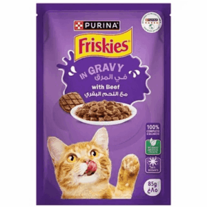 Friskies Beef in Gravy Wet Cat Food, 85g