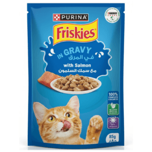 Friskies Salmon Chunks in Gravy Wet Cat Food, 85g